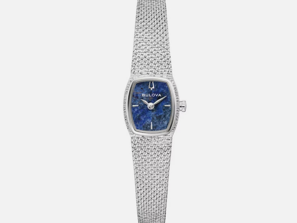 Bulova Classic Blue Dial Women's Quartz Watch 96L343 new with stickers $495 MSRP